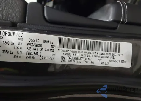 2014 Jeep Grand Cherokee Limited from USA, damaged, VIN 1C4RJFBT2EC362920